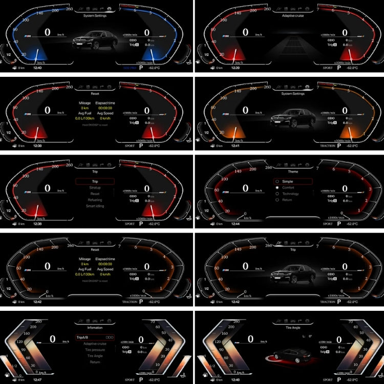 Compteur Digital Virtual Cockpit BMW