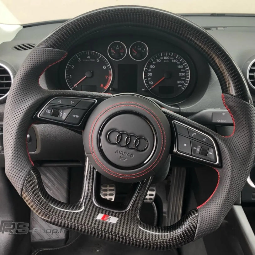 Volant audi cuir facelift carbon S3 8P