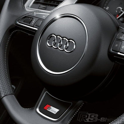 S-line / RS logo Steering wheel sticker