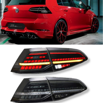 Feux arriere golf 7 gti rouge