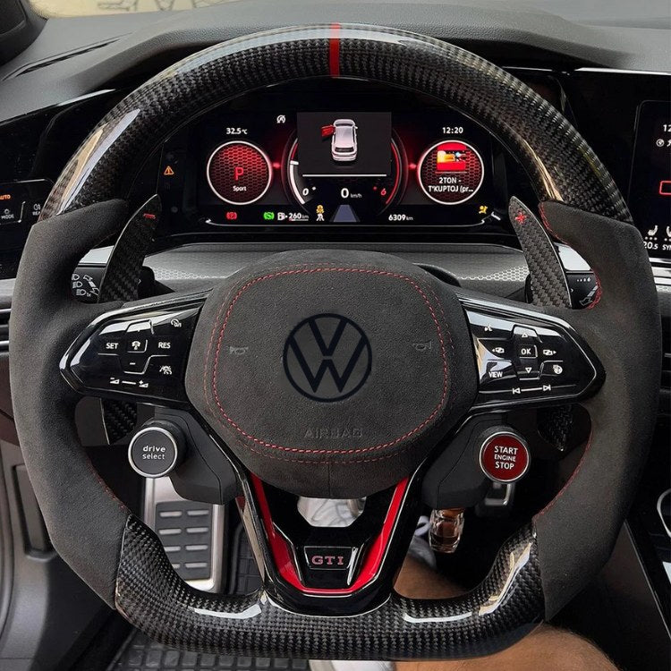 VW Golf 8 / GTI / R Steering Wheel