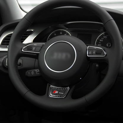 Audi Carbon Fiber Steering Wheel Sticker