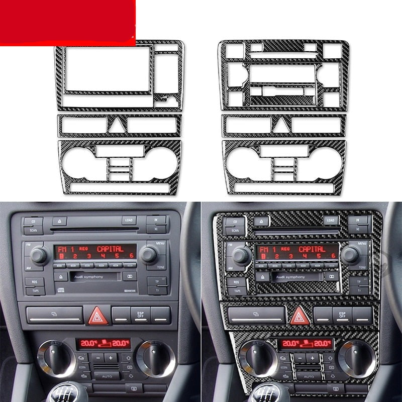 3D Carbon Center Console A3/S3/RS3 8P