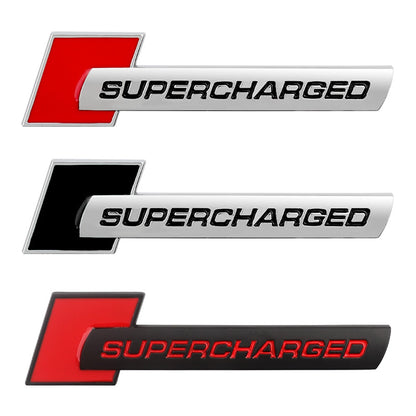 Logo audi supercharged