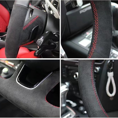 Audi B9 Flat Bottom Steering Wheel Cover